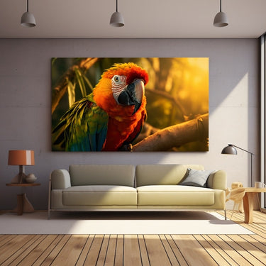 Realistic Parrot Painting
